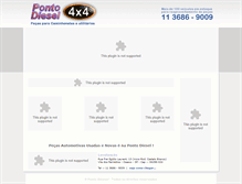 Tablet Screenshot of pontodiesel4x4.com.br
